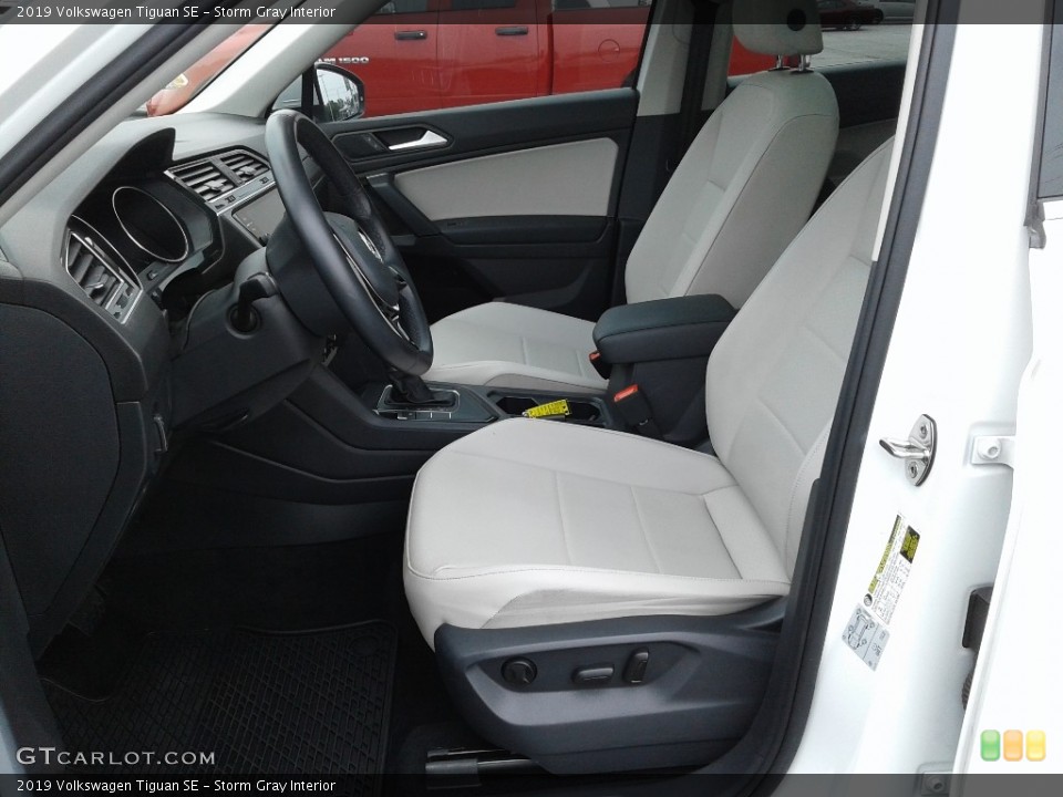 Storm Gray Interior Front Seat for the 2019 Volkswagen Tiguan SE #141997635