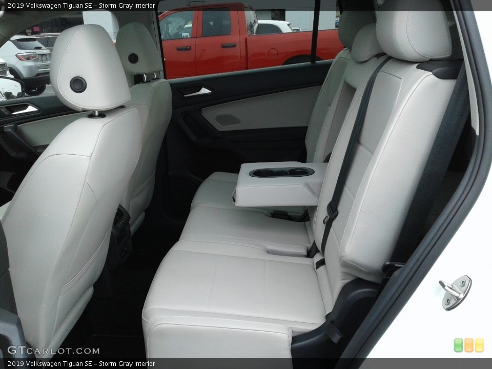 Storm Gray Interior Rear Seat for the 2019 Volkswagen Tiguan SE #141997689