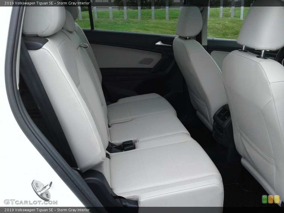 Storm Gray Interior Rear Seat for the 2019 Volkswagen Tiguan SE #141997794