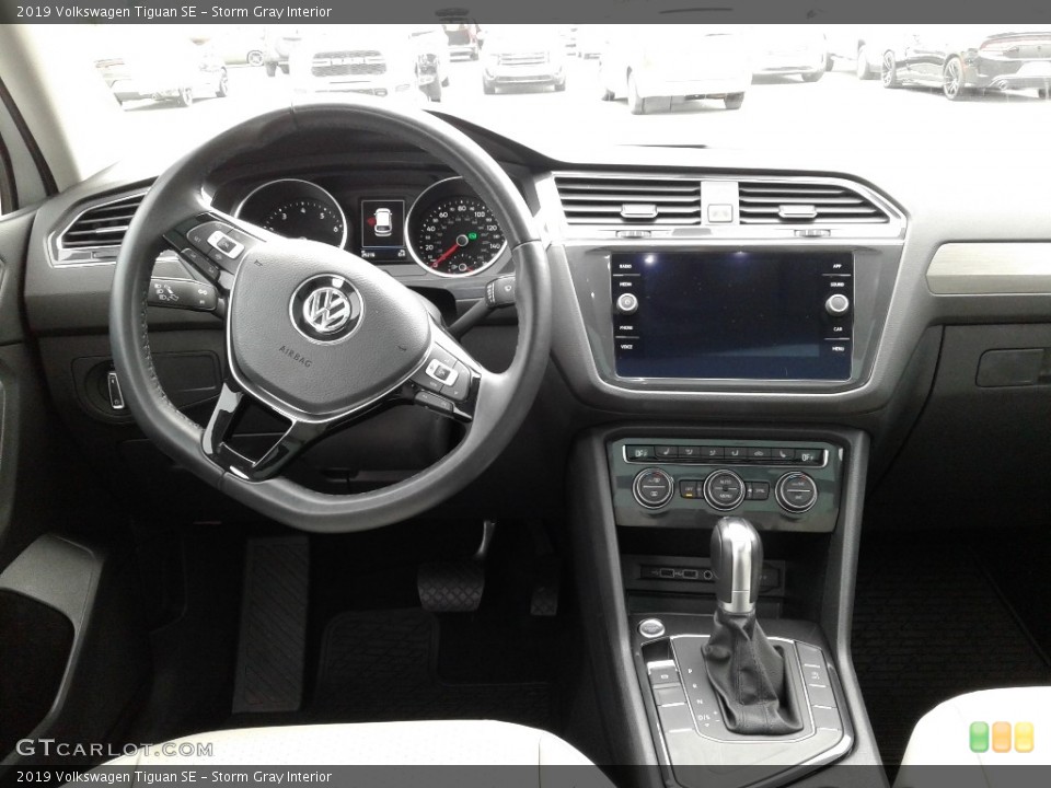 Storm Gray Interior Dashboard for the 2019 Volkswagen Tiguan SE #141997836