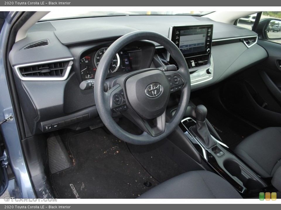 Black Interior Dashboard for the 2020 Toyota Corolla LE #141998610