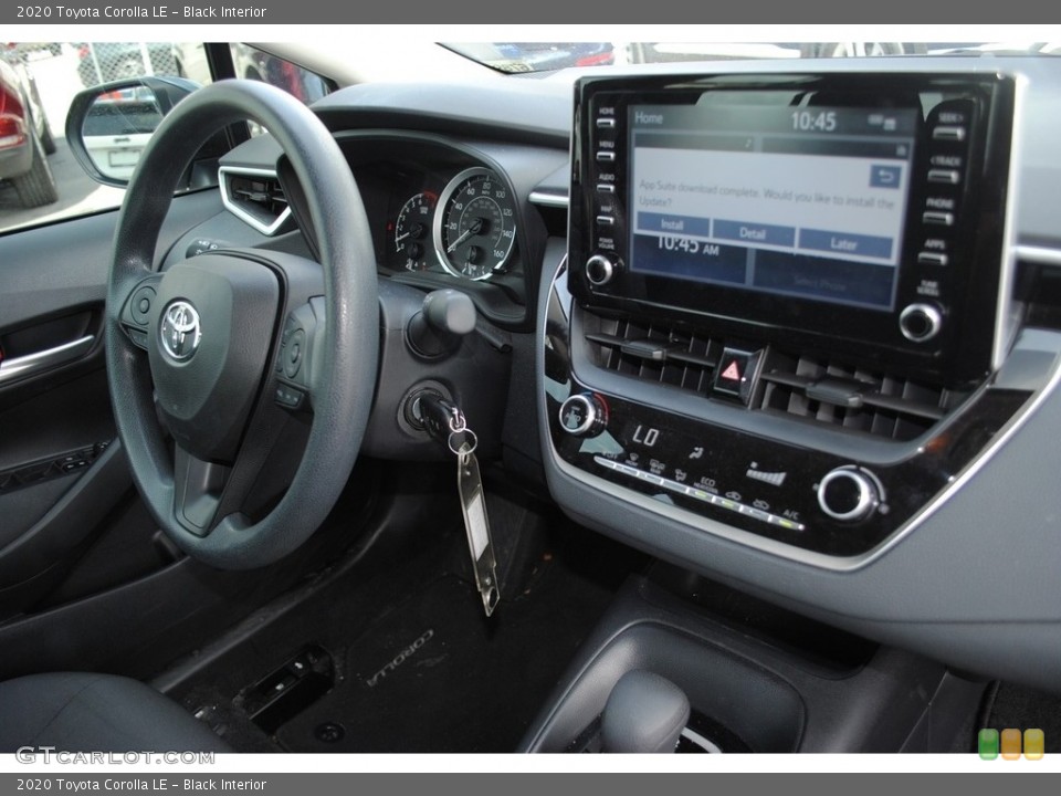 Black Interior Controls for the 2020 Toyota Corolla LE #141998745