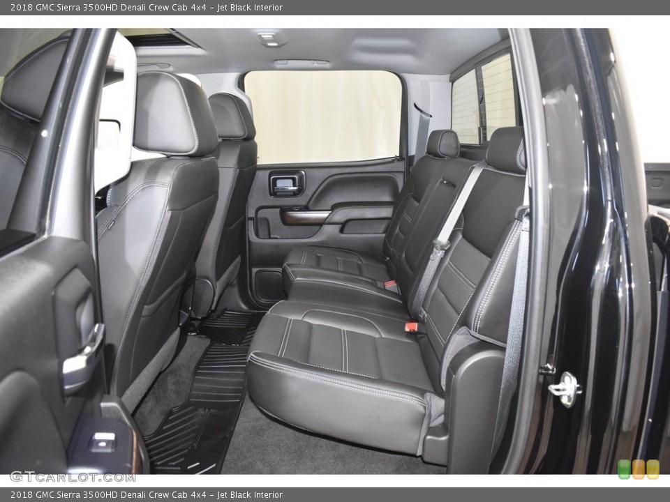 Jet Black Interior Rear Seat for the 2018 GMC Sierra 3500HD Denali Crew Cab 4x4 #141998823