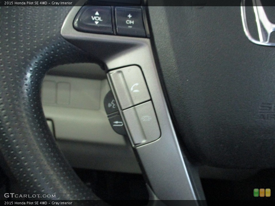 Gray Interior Steering Wheel for the 2015 Honda Pilot SE 4WD #141999012