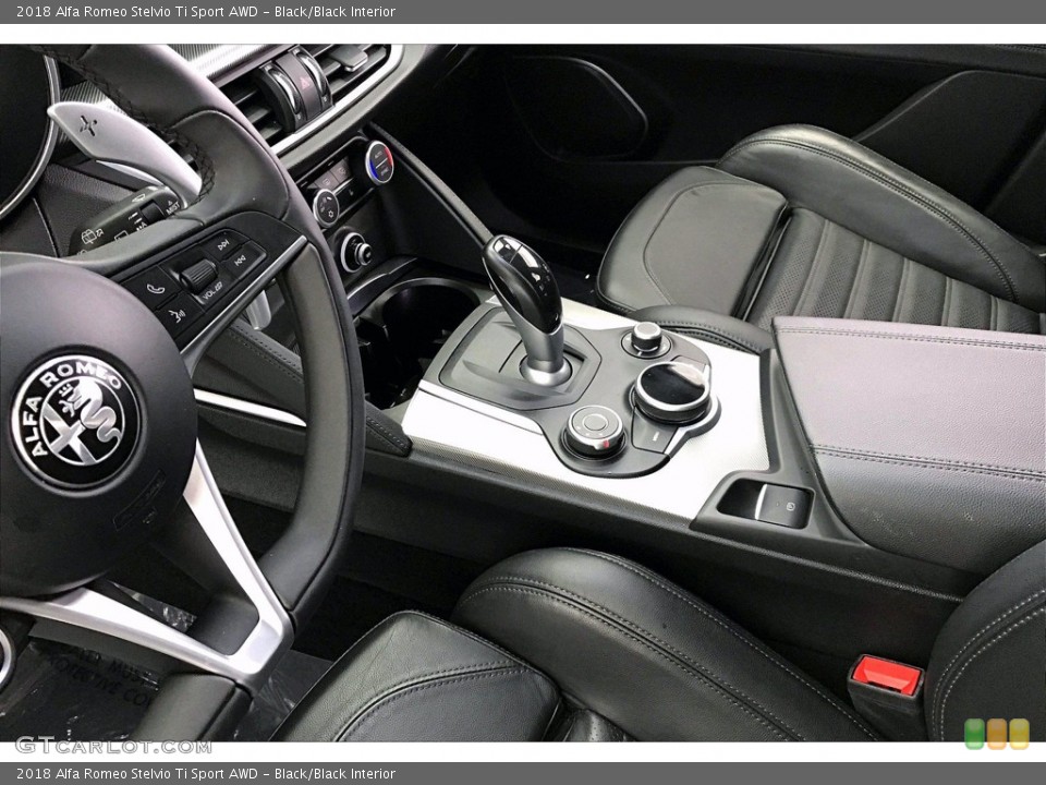 Black/Black Interior Transmission for the 2018 Alfa Romeo Stelvio Ti Sport AWD #141999246