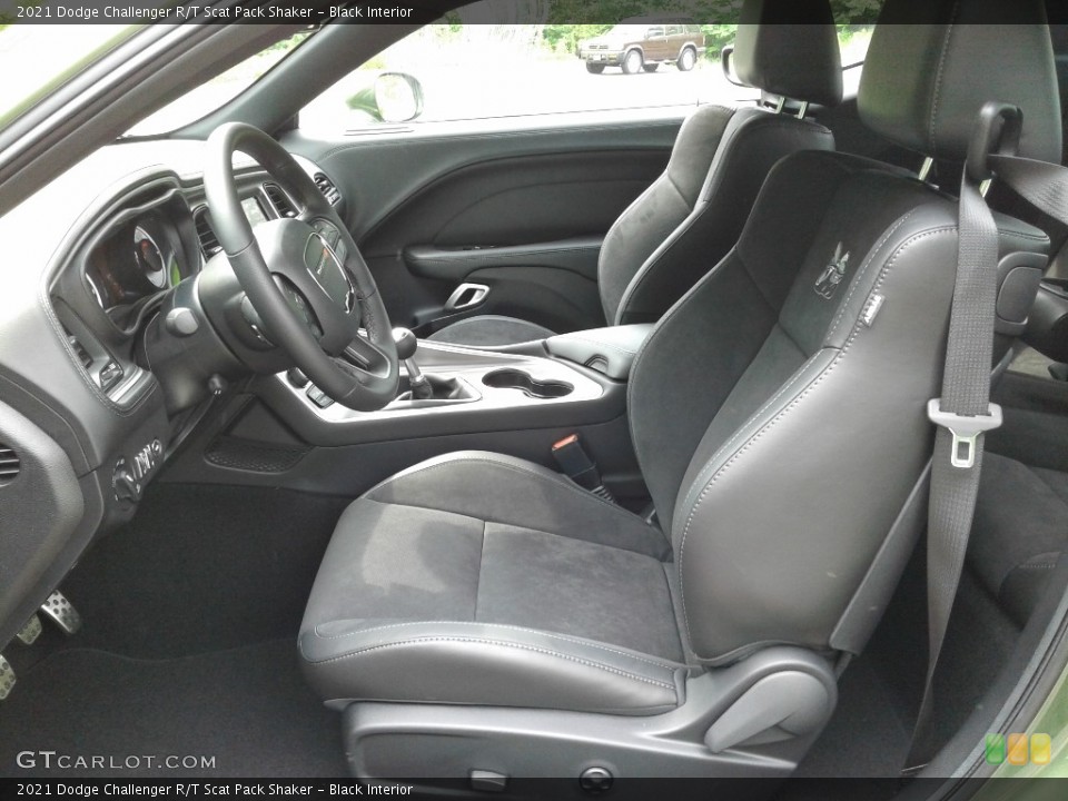 Black Interior Photo for the 2021 Dodge Challenger R/T Scat Pack Shaker #142000230