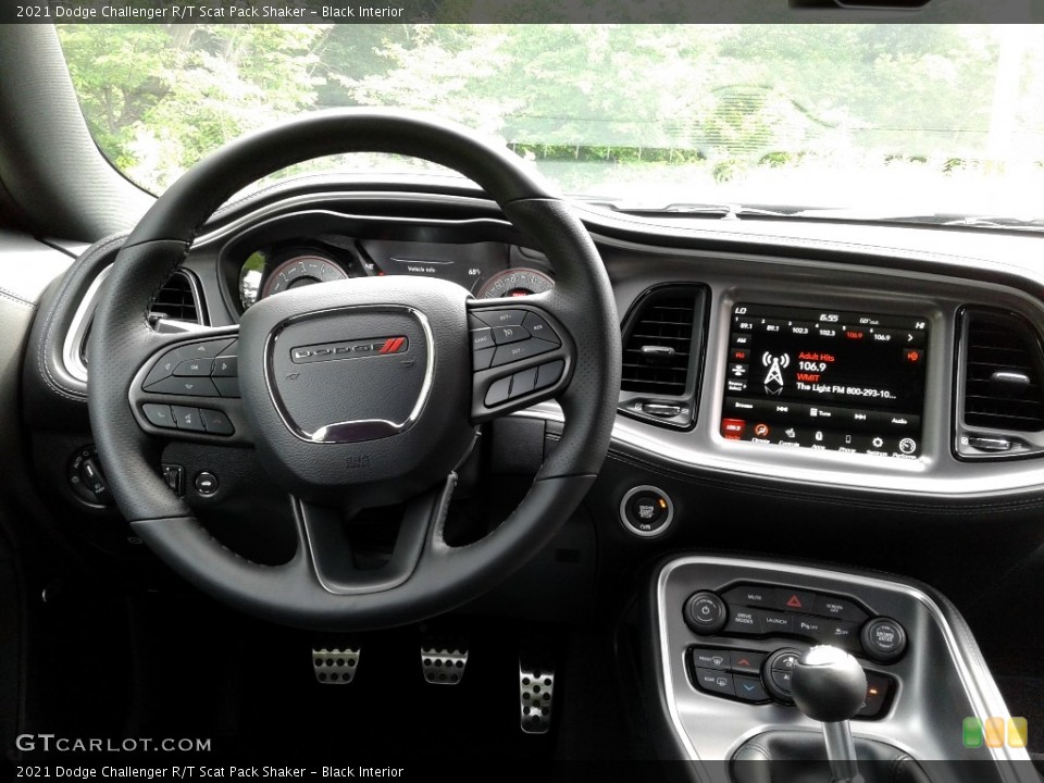 Black Interior Dashboard for the 2021 Dodge Challenger R/T Scat Pack Shaker #142000389
