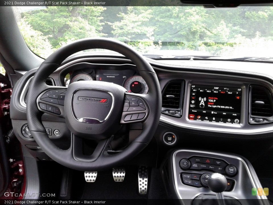 Black Interior Dashboard for the 2021 Dodge Challenger R/T Scat Pack Shaker #142001118