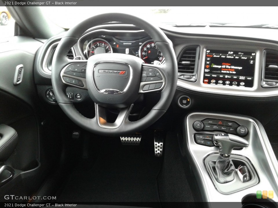 Black Interior Dashboard for the 2021 Dodge Challenger GT #142002639