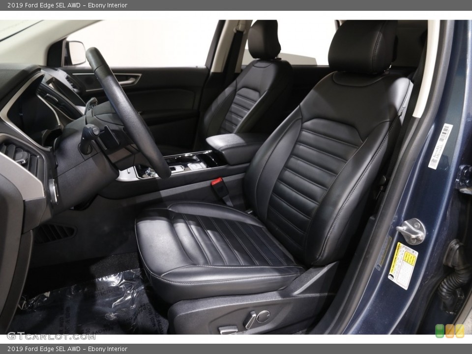 Ebony Interior Front Seat for the 2019 Ford Edge SEL AWD #142003083