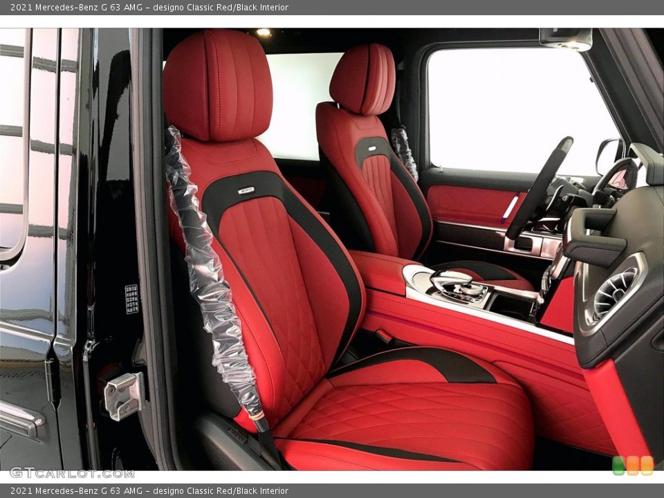 designo Classic Red/Black Interior Photo for the 2021 Mercedes-Benz G 63 AMG #142005972