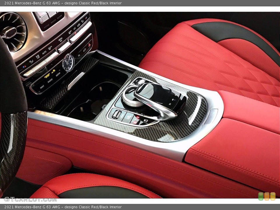 designo Classic Red/Black Interior Transmission for the 2021 Mercedes-Benz G 63 AMG #142005993