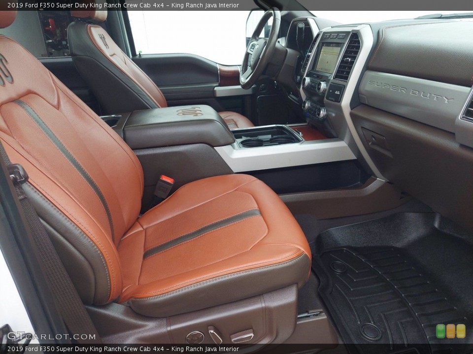 King Ranch Java Interior Front Seat for the 2019 Ford F350 Super Duty King Ranch Crew Cab 4x4 #142006312