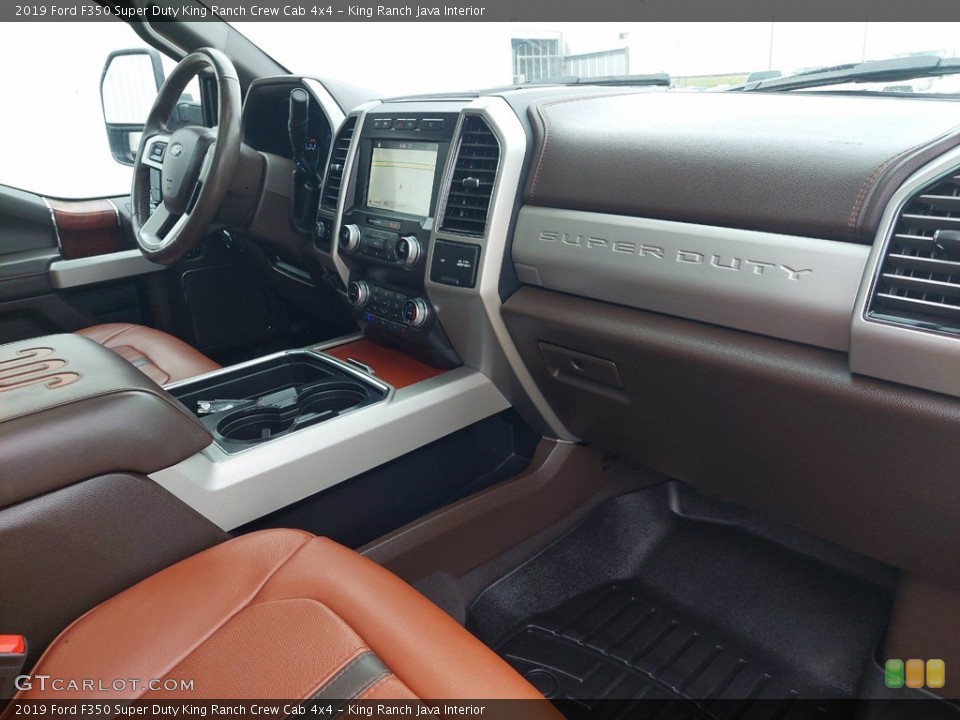 King Ranch Java Interior Dashboard for the 2019 Ford F350 Super Duty King Ranch Crew Cab 4x4 #142006320
