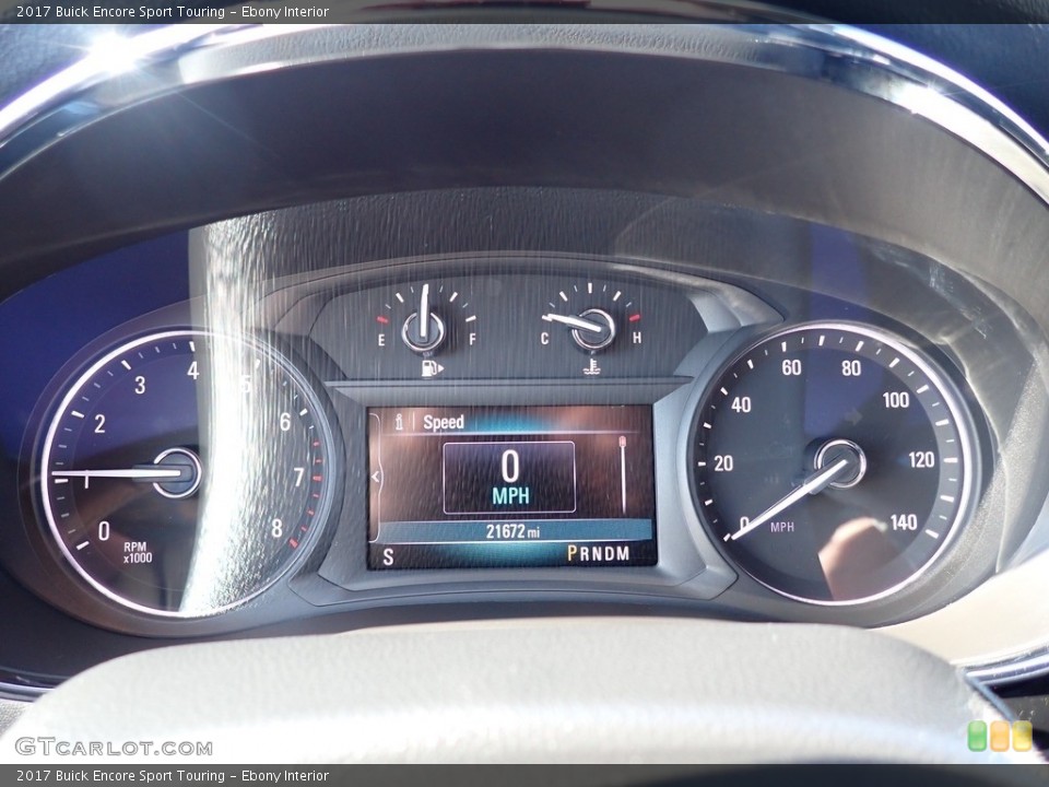 Ebony Interior Gauges for the 2017 Buick Encore Sport Touring #142007264