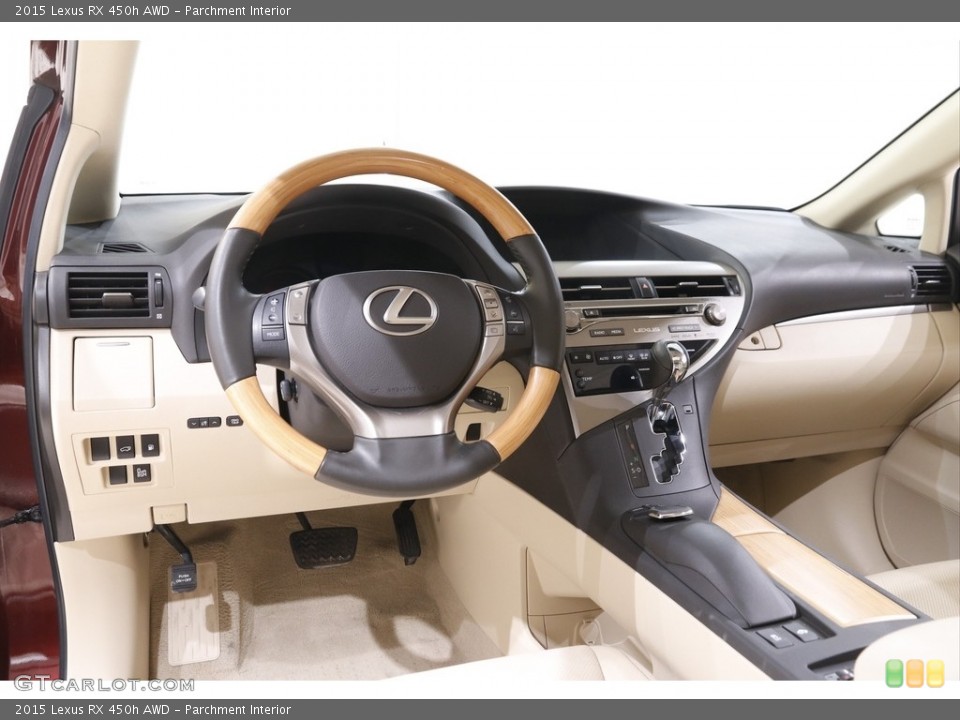 Parchment Interior Dashboard for the 2015 Lexus RX 450h AWD #142008124