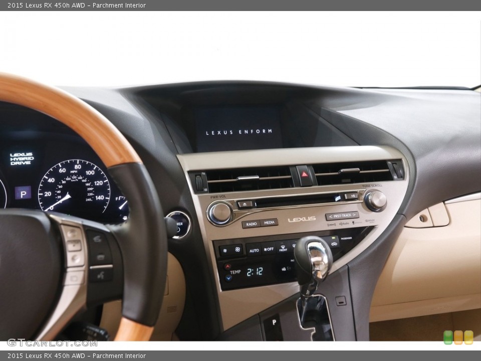 Parchment Interior Controls for the 2015 Lexus RX 450h AWD #142008206