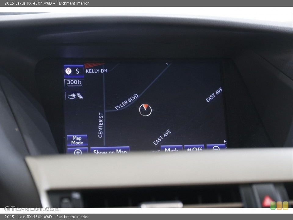 Parchment Interior Navigation for the 2015 Lexus RX 450h AWD #142008224