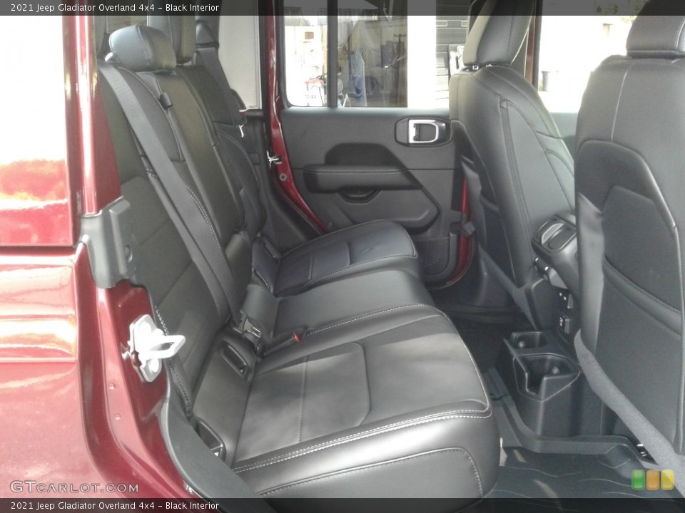 Black Interior Rear Seat for the 2021 Jeep Gladiator Overland 4x4 #142010387