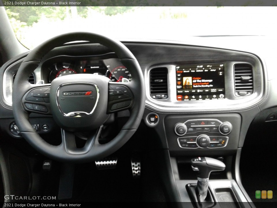 Black Interior Dashboard for the 2021 Dodge Charger Daytona #142011218