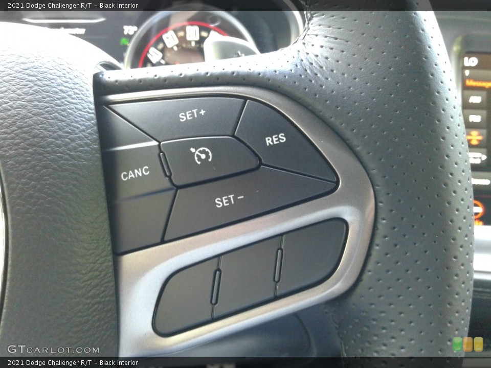 Black Interior Steering Wheel for the 2021 Dodge Challenger R/T #142011977