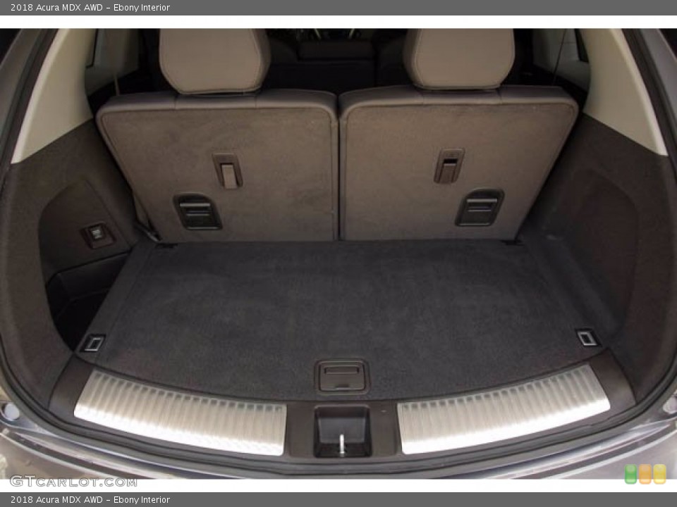 Ebony Interior Trunk for the 2018 Acura MDX AWD #142013933