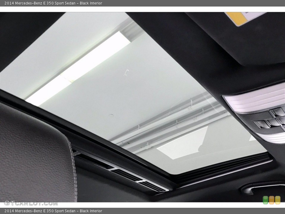 Black Interior Sunroof for the 2014 Mercedes-Benz E 350 Sport Sedan #142014560