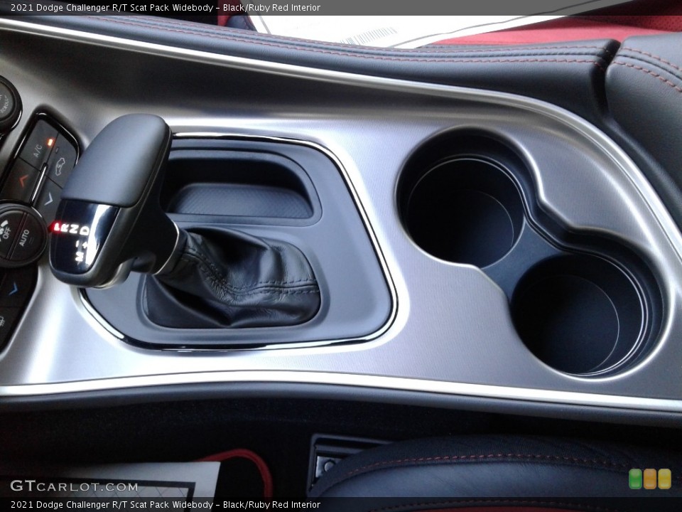 Black/Ruby Red Interior Transmission for the 2021 Dodge Challenger R/T Scat Pack Widebody #142021746