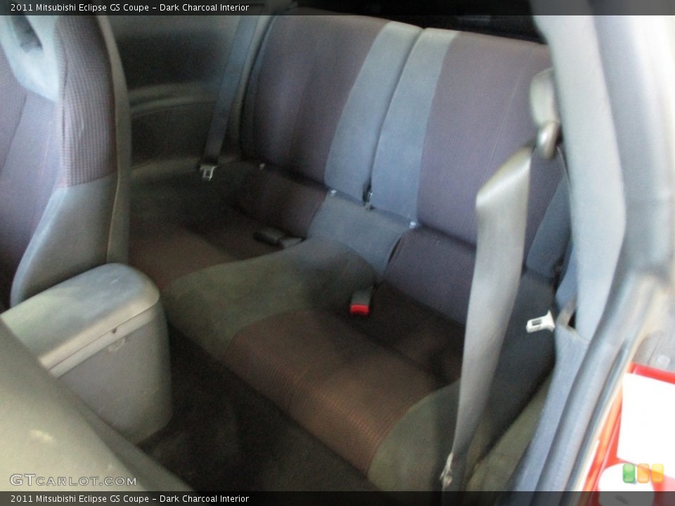 Dark Charcoal Interior Rear Seat for the 2011 Mitsubishi Eclipse GS Coupe #142023652