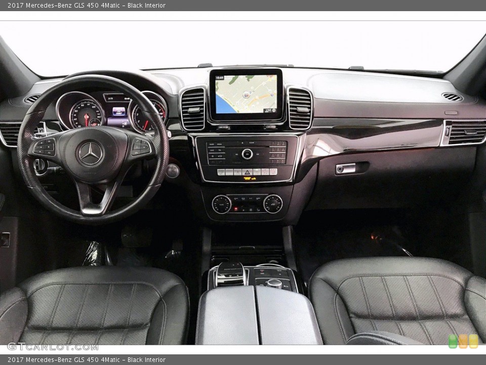 Black Interior Dashboard for the 2017 Mercedes-Benz GLS 450 4Matic #142025889