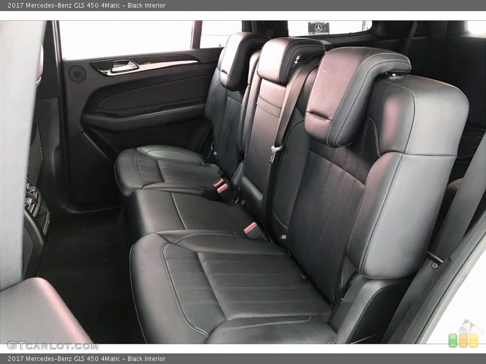 Black Interior Rear Seat for the 2017 Mercedes-Benz GLS 450 4Matic #142025958