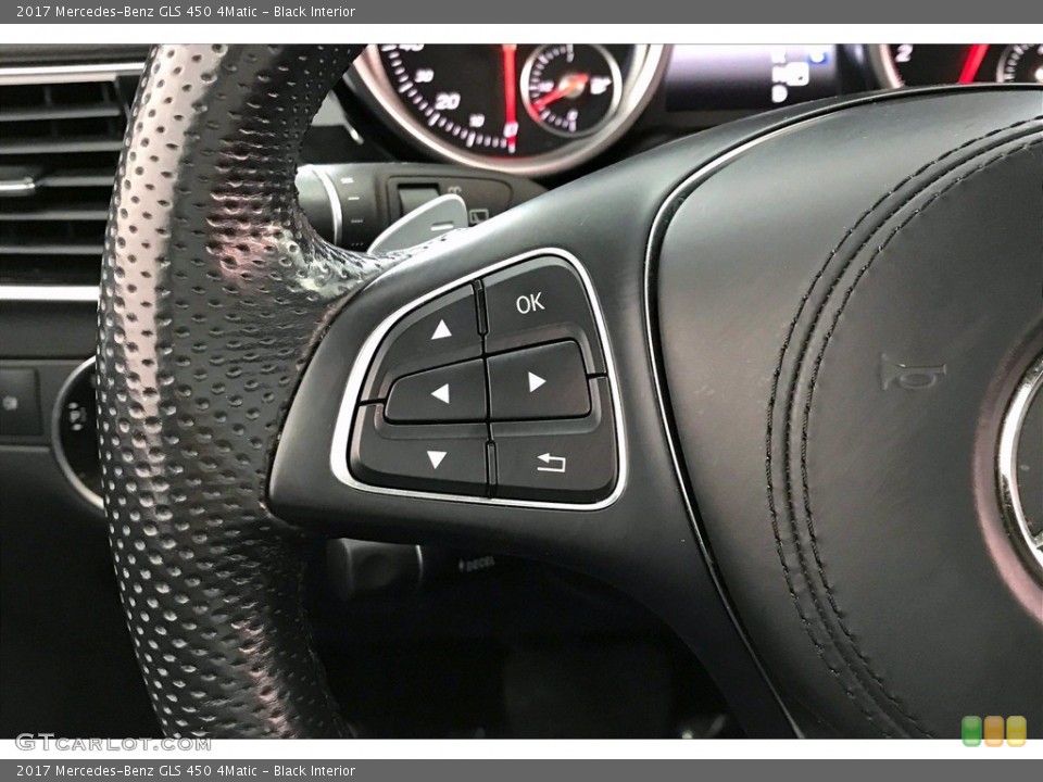 Black Interior Controls for the 2017 Mercedes-Benz GLS 450 4Matic #142025970