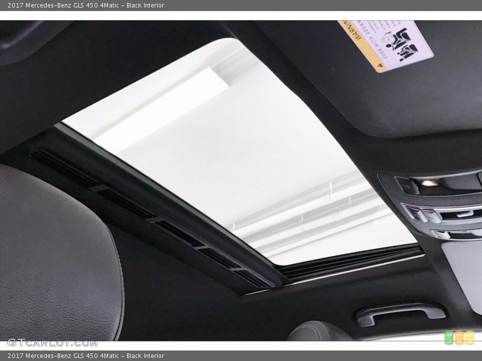 Black Interior Sunroof for the 2017 Mercedes-Benz GLS 450 4Matic #142026030