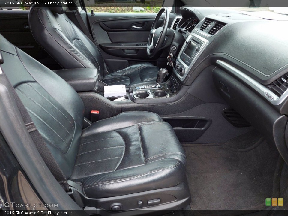 Ebony Interior Front Seat for the 2016 GMC Acadia SLT #142026342