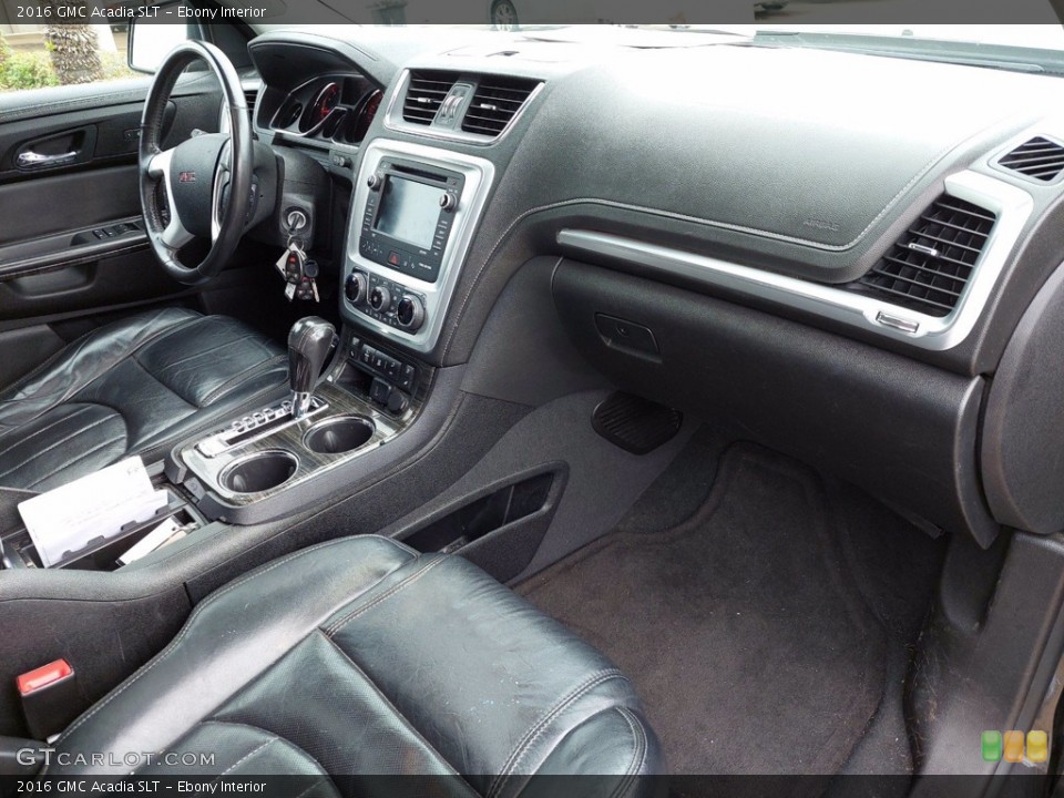 Ebony Interior Dashboard for the 2016 GMC Acadia SLT #142026357