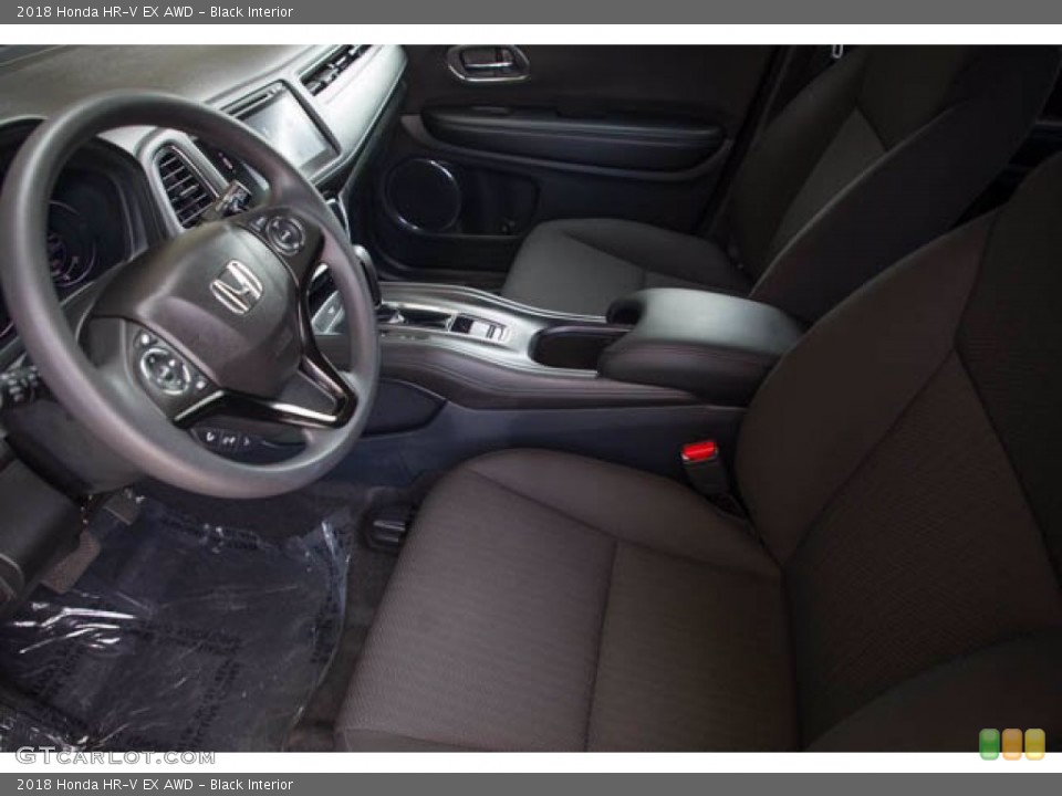 Black Interior Front Seat for the 2018 Honda HR-V EX AWD #142027807