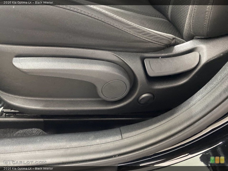 Black Interior Controls for the 2016 Kia Optima LX #142029745