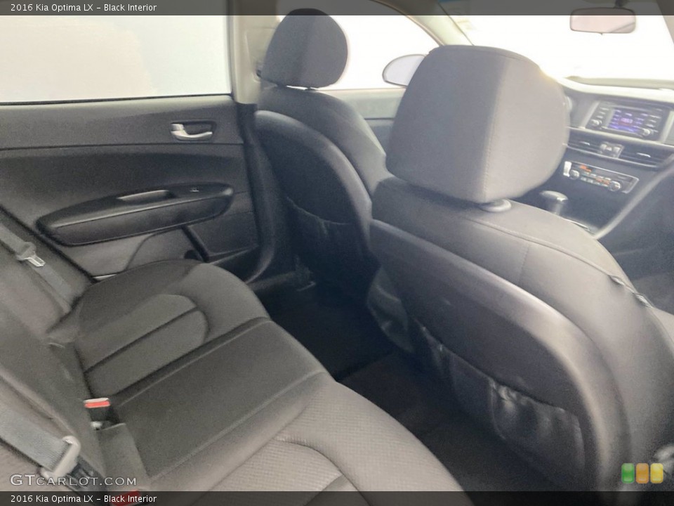 Black Interior Rear Seat for the 2016 Kia Optima LX #142030216