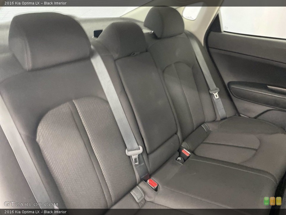 Black Interior Rear Seat for the 2016 Kia Optima LX #142030245
