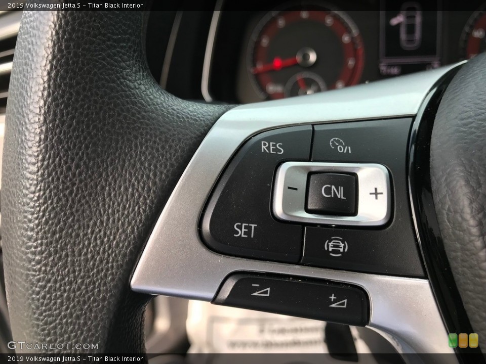 Titan Black Interior Steering Wheel for the 2019 Volkswagen Jetta S #142031479
