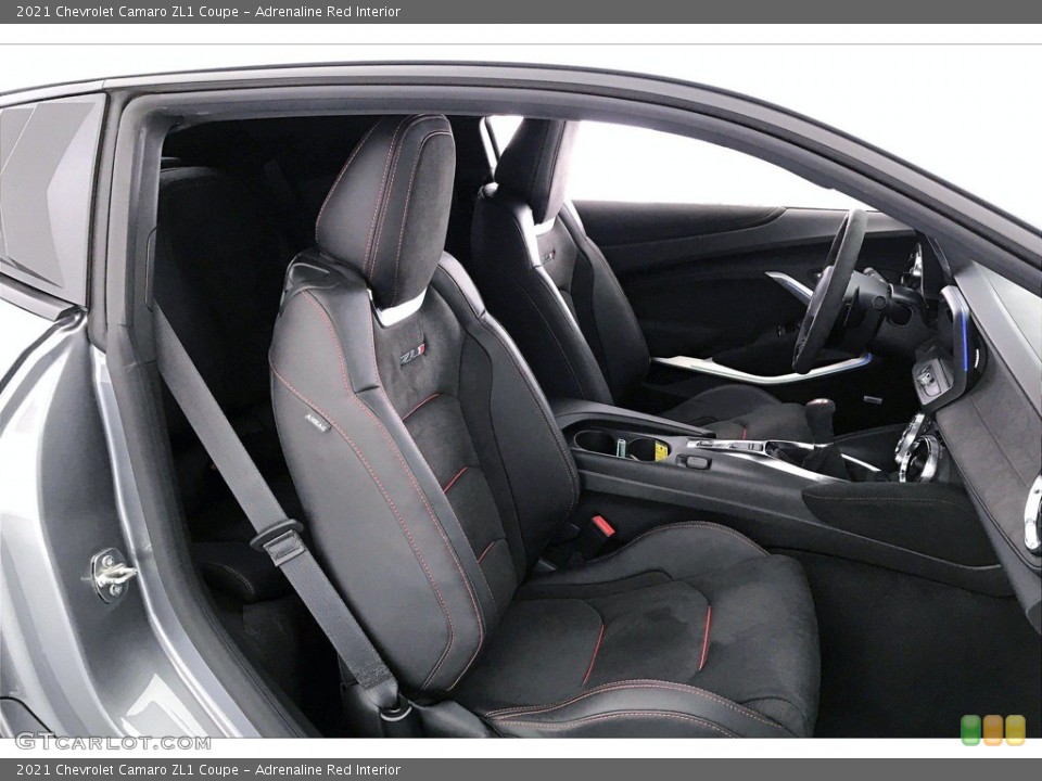 Adrenaline Red Interior Photo for the 2021 Chevrolet Camaro ZL1 Coupe #142031758