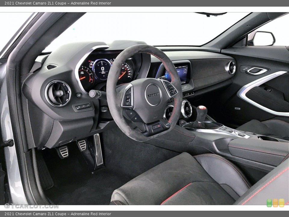 Adrenaline Red Interior Front Seat for the 2021 Chevrolet Camaro ZL1 Coupe #142031938