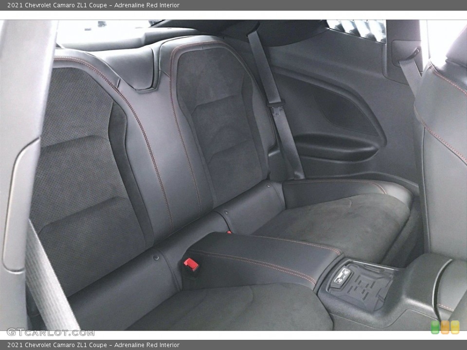Adrenaline Red Interior Rear Seat for the 2021 Chevrolet Camaro ZL1 Coupe #142032049