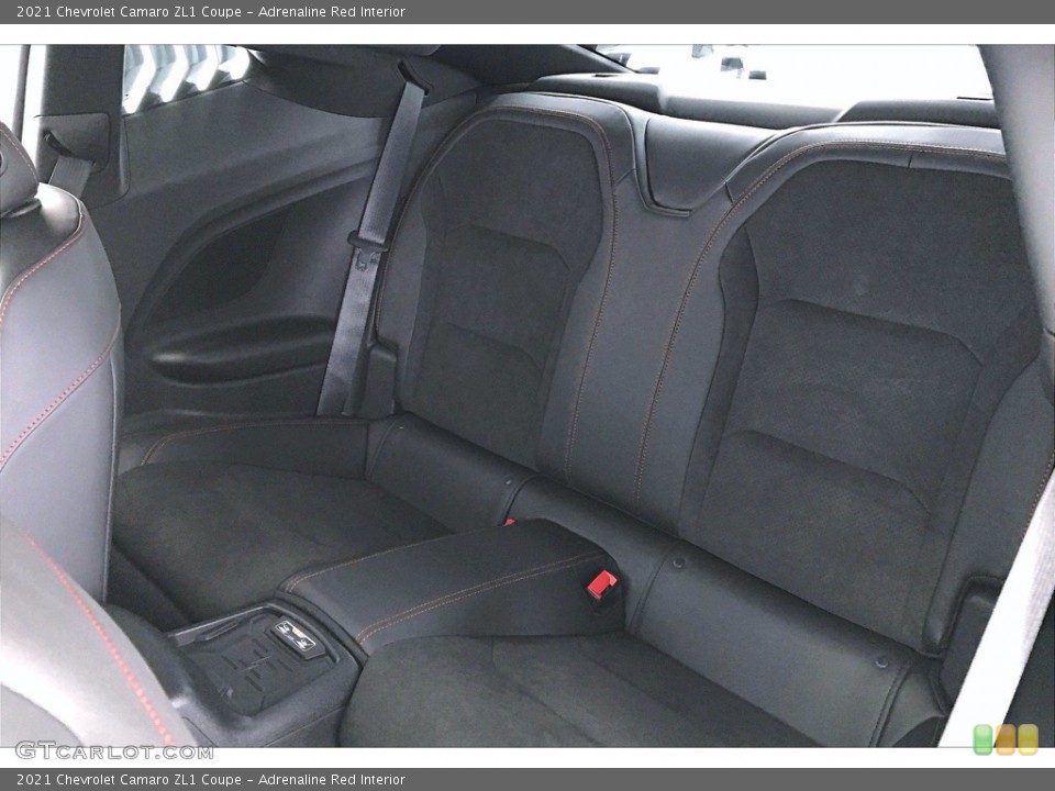 Adrenaline Red Interior Rear Seat for the 2021 Chevrolet Camaro ZL1 Coupe #142032071