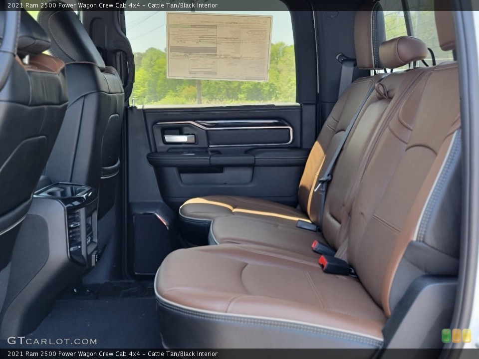 Cattle Tan/Black 2021 Ram 2500 Interiors