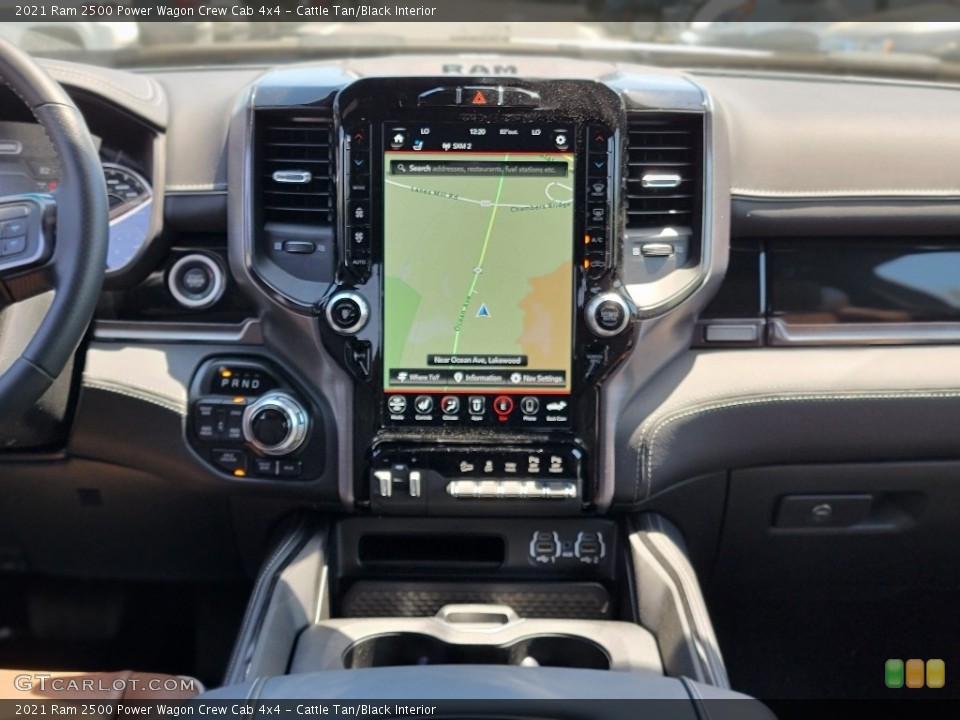 Cattle Tan/Black Interior Navigation for the 2021 Ram 2500 Power Wagon Crew Cab 4x4 #142032841
