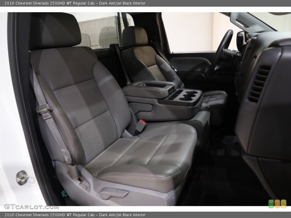 Dark Ash/Jet Black Interior Front Seat for the 2016 Chevrolet Silverado 2500HD WT Regular Cab #142034770