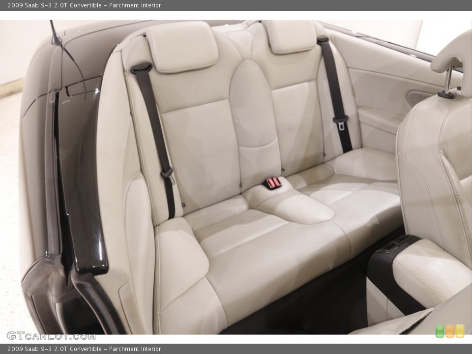 Parchment Interior Rear Seat for the 2009 Saab 9-3 2.0T Convertible #142035067