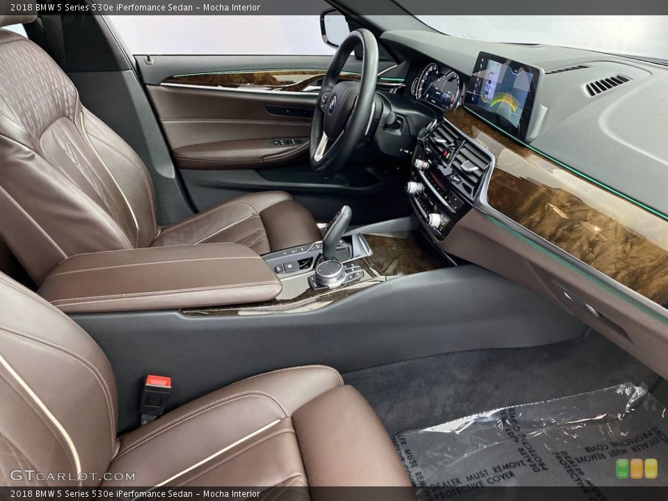 Mocha Interior Front Seat for the 2018 BMW 5 Series 530e iPerfomance Sedan #142039435