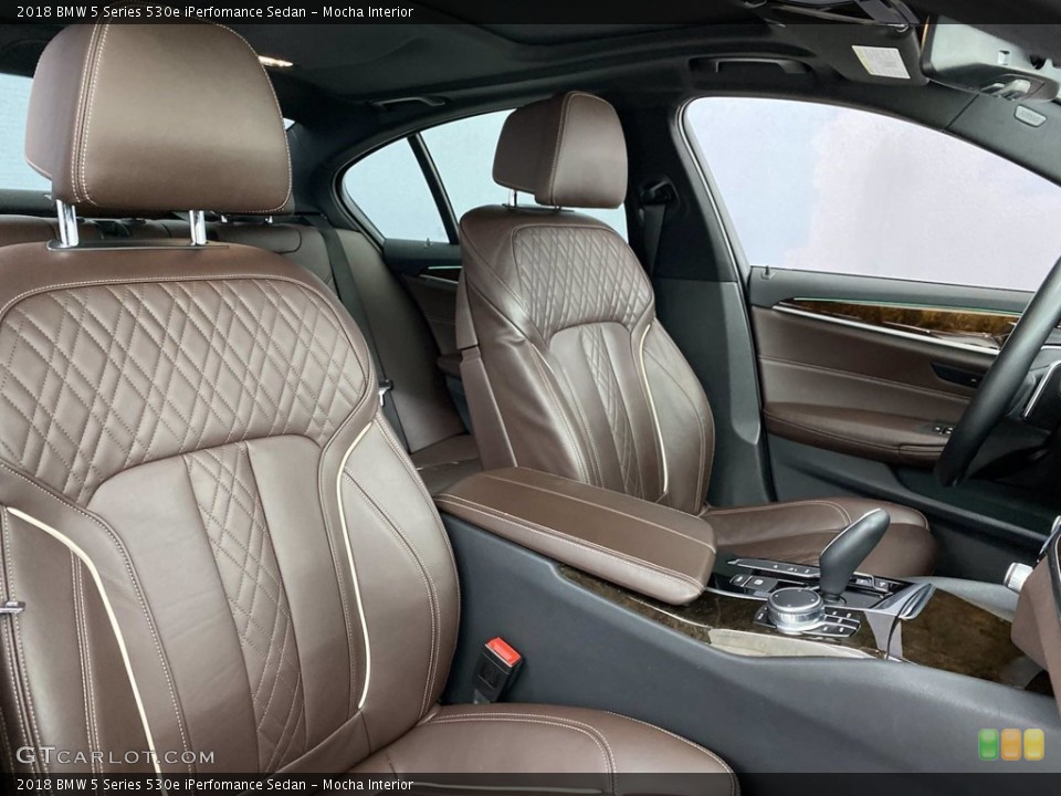 Mocha Interior Front Seat for the 2018 BMW 5 Series 530e iPerfomance Sedan #142039441